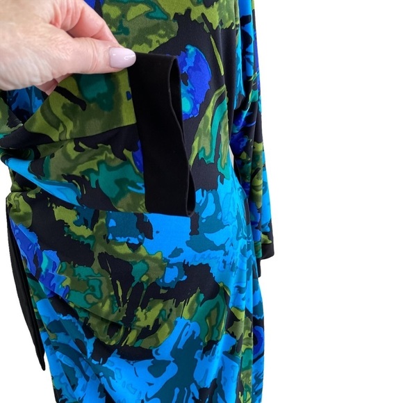 Tiana New York - Blue Floral Dress - Size XL - Picture 8 of 10